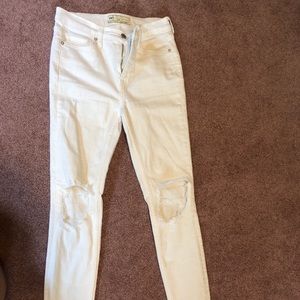 Free People Busted Knee Skinny Jean